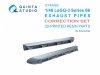 Quinta Studio QT48068 LaGG-3 series 66 Exhaust Pipes (Zvezda) 1/48